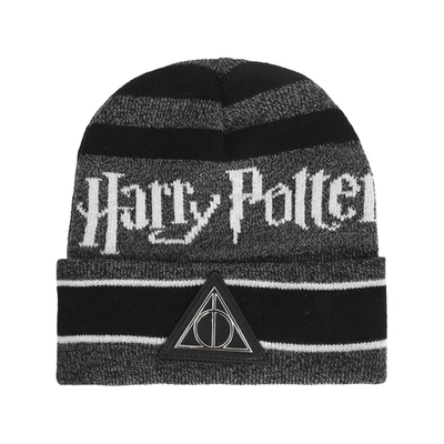 Concept One Harry Potter Deathly Hallows Beanie In Black