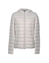 Ea7 Down Jackets In Light Grey