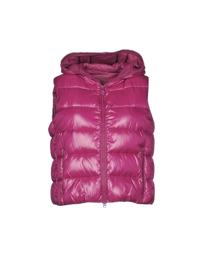 Save The Duck Synthetic Down Jackets In Mauve