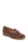 Naturalizer Mariana Chain Link Loafer In Cinnamon Brown Synthetic