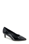 Reaction Kenneth Cole Bexx Pointed Toe Pump In Black Patent