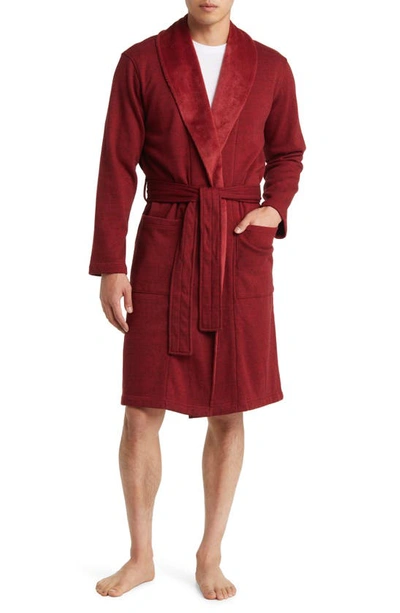 Ugg Robinson Robe In Dark Cherry