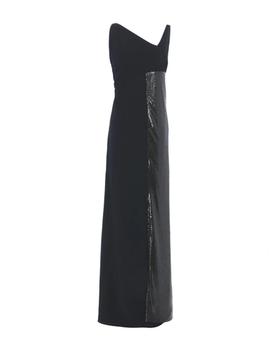 Rabanne Long Dresses In Black
