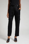 Simkhai Carolina Belted Cargo Pants In Black