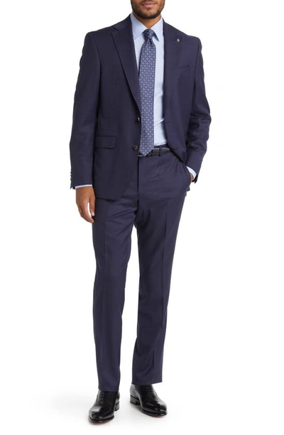 Jack Victor Esprit Mixy Stretch Wool Suit In Navy