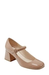 Marc Fisher Ltd Nessily Mary Jane Pump In Light Natural