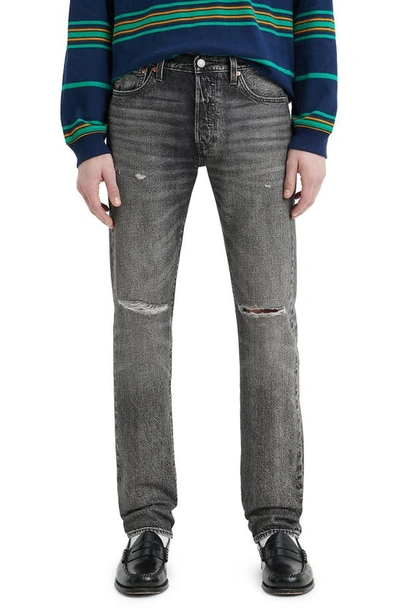 Levi's Men's 501 Originals Premium Straight-fit Jeans In Blk Sand Beach Dx