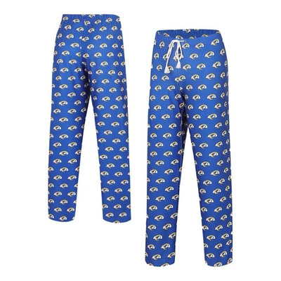 Concepts Sport Royal Los Angeles Rams Gauge Allover Print Sleep Pants