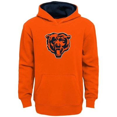 Outerstuff Kids' Youth Orange Chicago Bears Prime Pullover Hoodie
