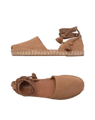 Toms Espadrilles In Khaki