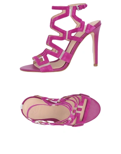Guess Sandals In Mauve