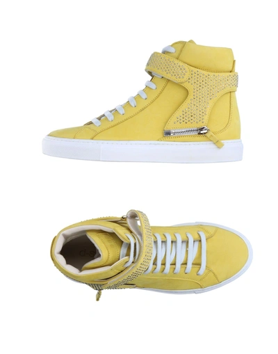 D-sde Sneakers In Yellow