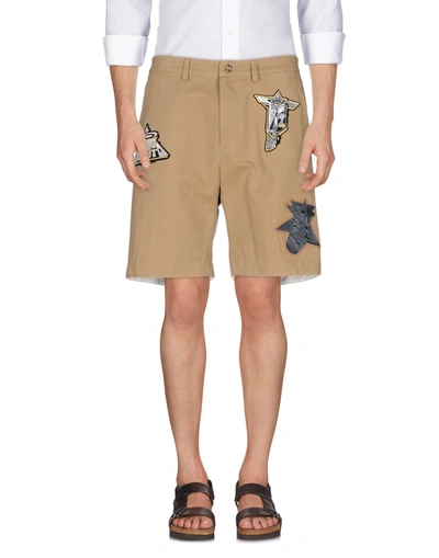 Loewe Shorts & Bermuda In Khaki