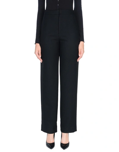 Jacquemus Sauge Hemp And Wool Trousers In Black