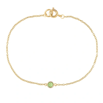 Susan Caplan Contemporary 18ct Gold Plated Single Swarovski Crystal Bracelet In Light Rose