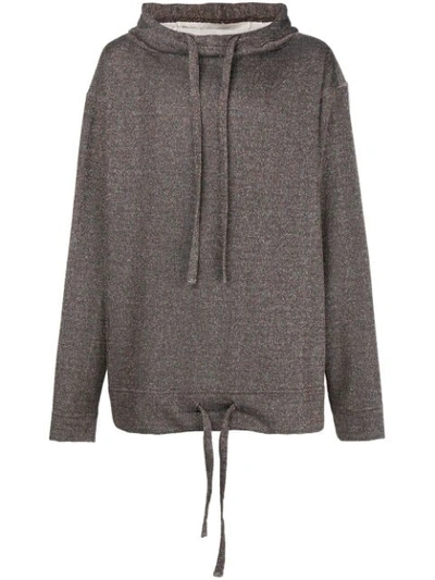 Forcerepublik Oversized Hooded Jumper - Metallic