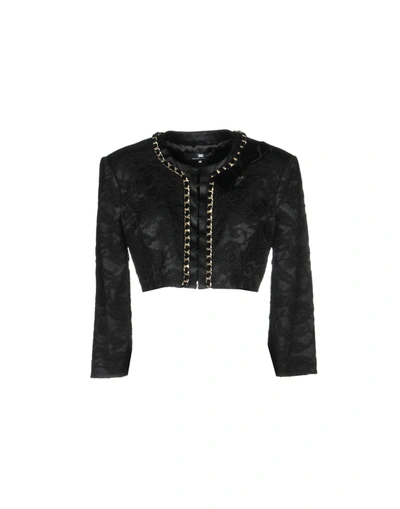 Elisabetta Franchi Sartorial Jacket In Black