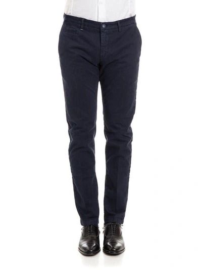 Re-hash Cotton Blend Trousers In Blue
