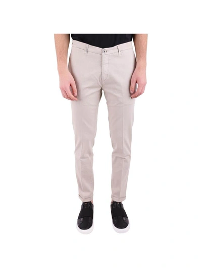 Re-hash Re Hash Cotton Blend Trousers In Stone