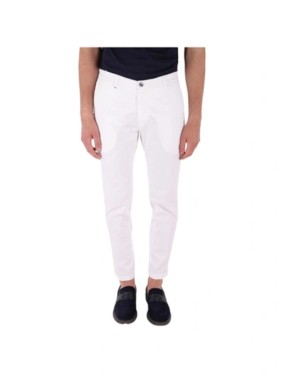 Re-hash Cotton Blend Trousers In White