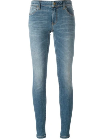 Burberry Relaxed Fit Stretch Indigo Jeans In Blue