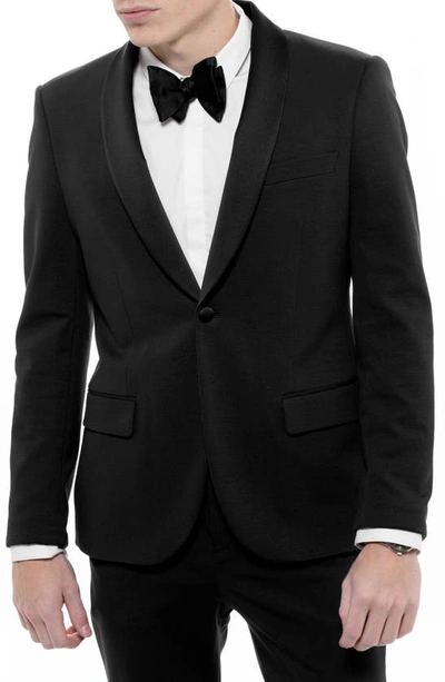D.rt Sterling Single Breasted Water Repellent Tuxedo Jacket In Black