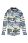 Billabong Furnace Recycled Polyester Shirt Jacket In Washed Blue