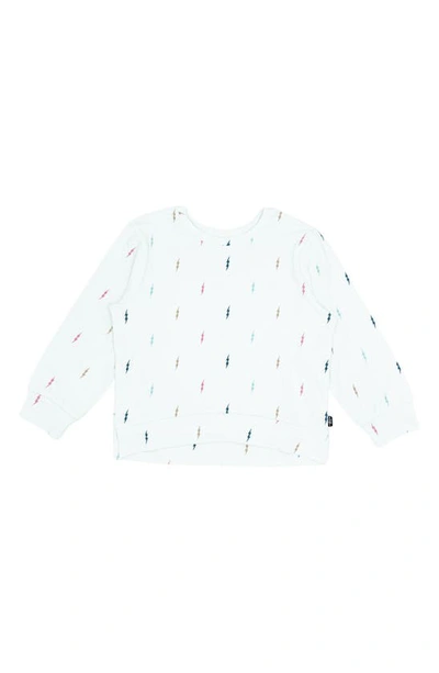 Feather 4 Arrow Babies' Bright Bolts Lounge Sweatshirt In White