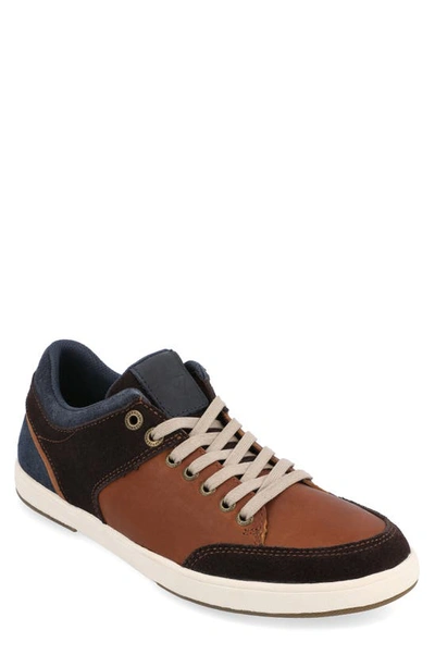 Territory Boots Pacer Casual Leather Sneaker In Brown