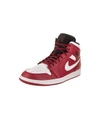 Nike Men's Air Jordan 1 Mid Retro Basketball Shoes, Red