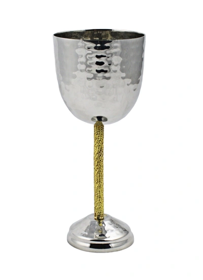 Classic Touch Decor Kiddush Goblet With Gold Stem