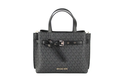 Michael Kors Emilia Small Signature Pvc Satchel Crossbody Handbag Women's Purse In Multi