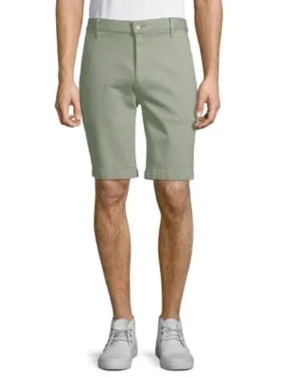 7 For All Mankind Classic Chino Shorts In Green