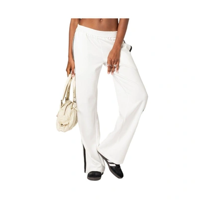 Edikted Robyn Track Pants In White
