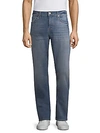 7 For All Mankind Classic Stretch Straight Fit Jeans In Blue