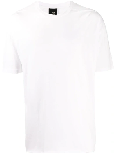Thom Krom Long-line Silk-blend T-shirt In White