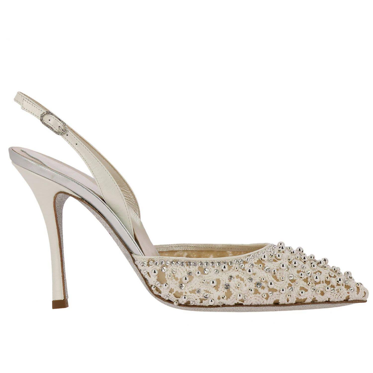 René Caovilla Pumps Shoes Women Rene Caovilla In White | ModeSens