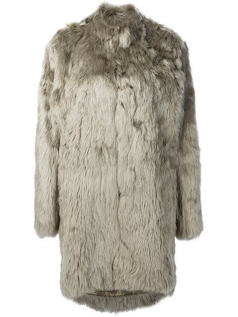 Maison Margiela Fur Coat | ModeSens