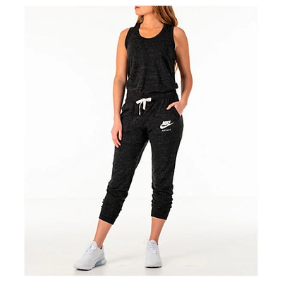 Nike Women's Sportswear Gym Vintage Romper, Black