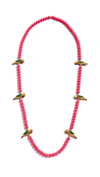 Holst + Lee Birds Of Paradise Necklace In Pink