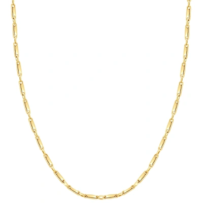 Pompeii3 14k Yellow Gold Women's 24" Chain Necklace 10 Grams 2.5mm Thick In Multi