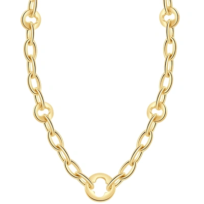 Pompeii3 14k Yellow Gold Women's 24" Chain Necklace 32.1 Grams 9.5mm Thick In Multi