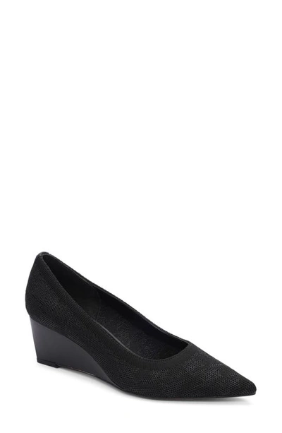 Sanctuary Perky Pointed Toe Wedge Pump In Black