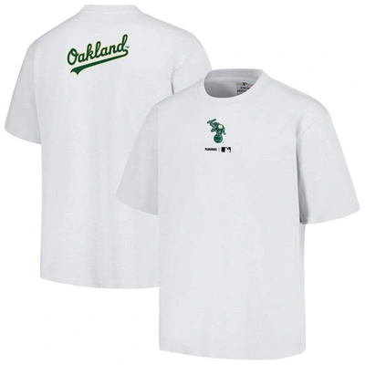 Pleasures White Oakland Athletics Mascot T-shirt