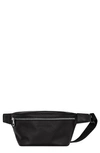 Longchamp Le Foulonné Leather Belt Bag In Black