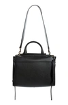 Chloé Steph Grained Leather Satchel In Black