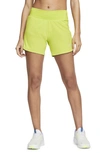 Nike Eclipse Running Shorts In Atomic Green