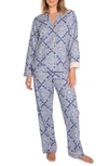 Pj Salvage Cotton Flannel Pajamas In Denim