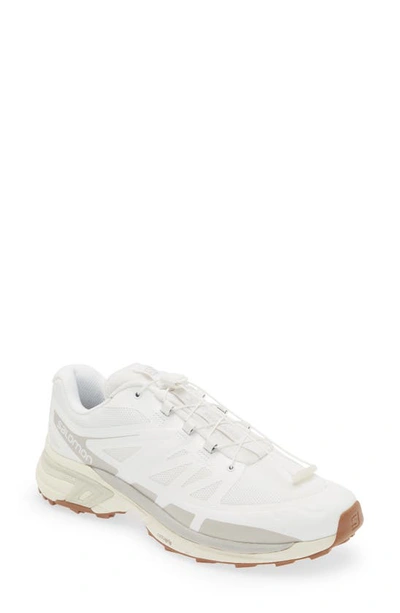 Salomon Gender Inclusive Xt-wings 2 Sneaker In White/lunar Rock/vanilla