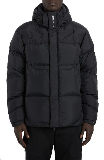 Moncler Jarama Quilted 750 Fill Power Down Jacket In Black